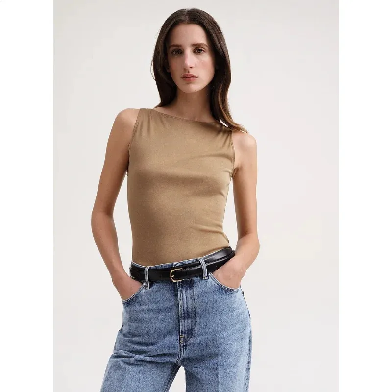 人気☆【WOOALONG】☆Round neck sleeveless knit one-piec.e IOO 25 High Quality Stretchy Slim Oneneck Womens Sleeveless