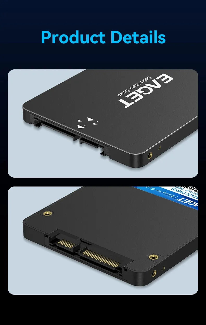 Eaget SSD 120GB Sataii SSD 240GB 480GB 2.5ハードドライブHD SATA