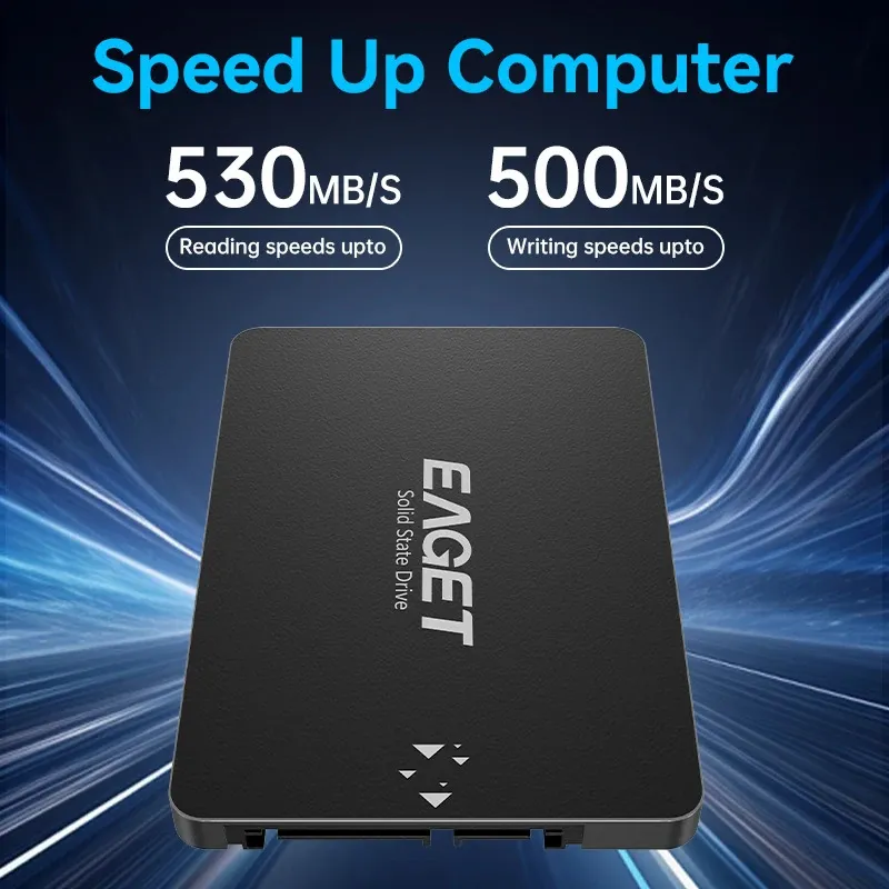 EAGET 2.5インチ 固定型 SSD 120GB EAGET SSD 120GB Sataii SSD 240GB 480GB 2.5 محرك من 65.67ر.س