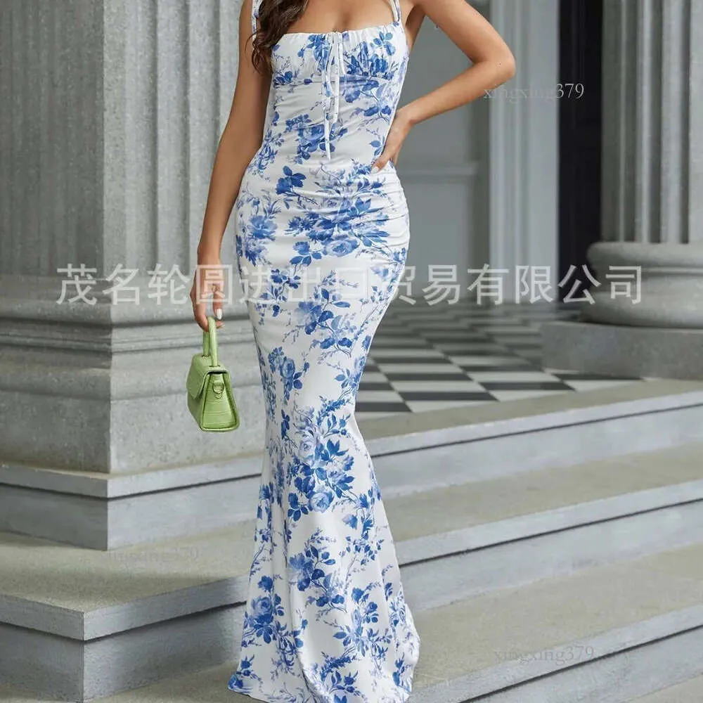 Vintage Boho Sleeveless Maxi Dress Women Blue Floral Polka Dot Chiffon Polyester Floor-Length from Dhgate Basic & Casual Dresses - price 28.9 Vintage Boho Sleeveless Maxi Dress Women Blue Floral Polka Dot Chiffon Polyester Floor-Length from Dhgate Basic & Casual Dresses - price 28.9