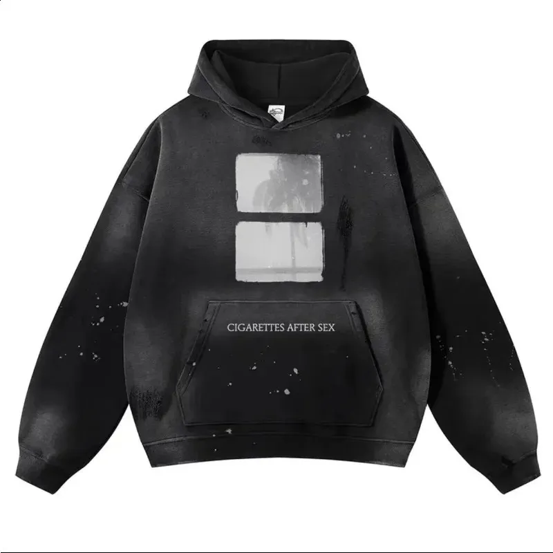 Trendy Distressed Stitch Sweatshirt Hoodie Plus Velvet, Loose Shop  Now!