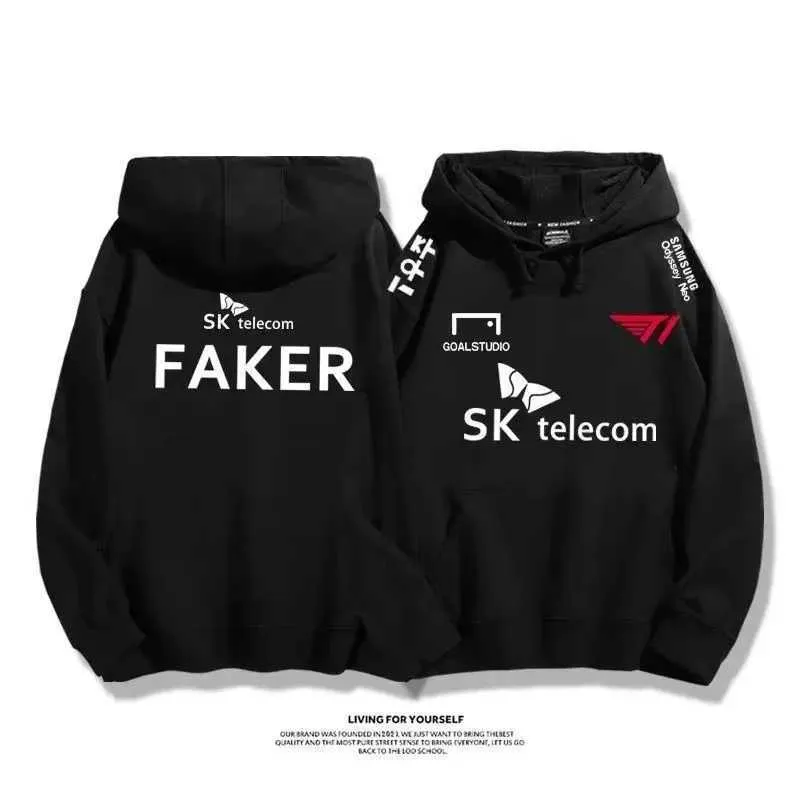 SKT T1 Faker Team Hoodie: S13 World Finals LCK Combat Uniform Style, Men's  Women's Esports Fan Jacket J241230