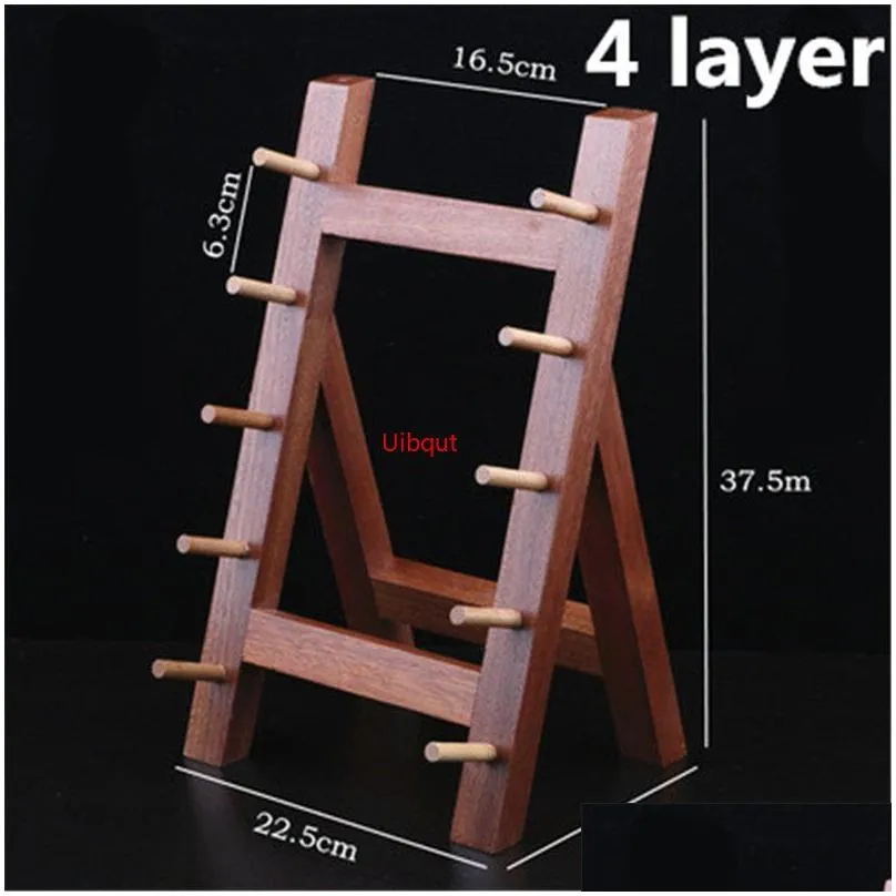 Japanese Bayonet Wooden Knife Ladle Rest Stand Swinging Rack Shelf For ...