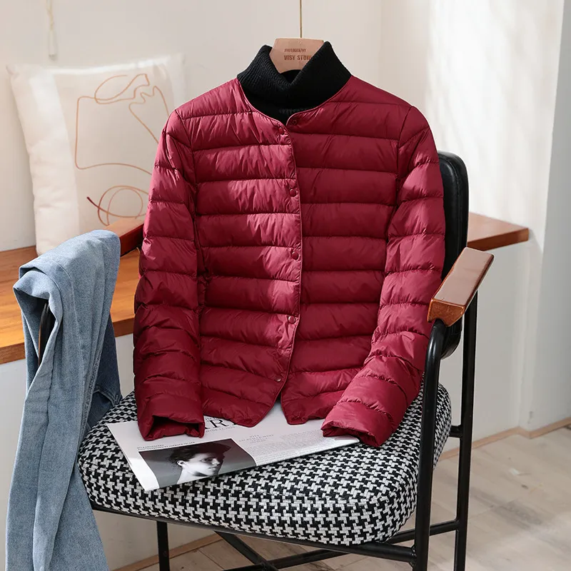 Women's Packable Puffer Jacket 2024 - Lightweight Hooded Winter Coat, Windproof Duck Down Insulated Outerwear