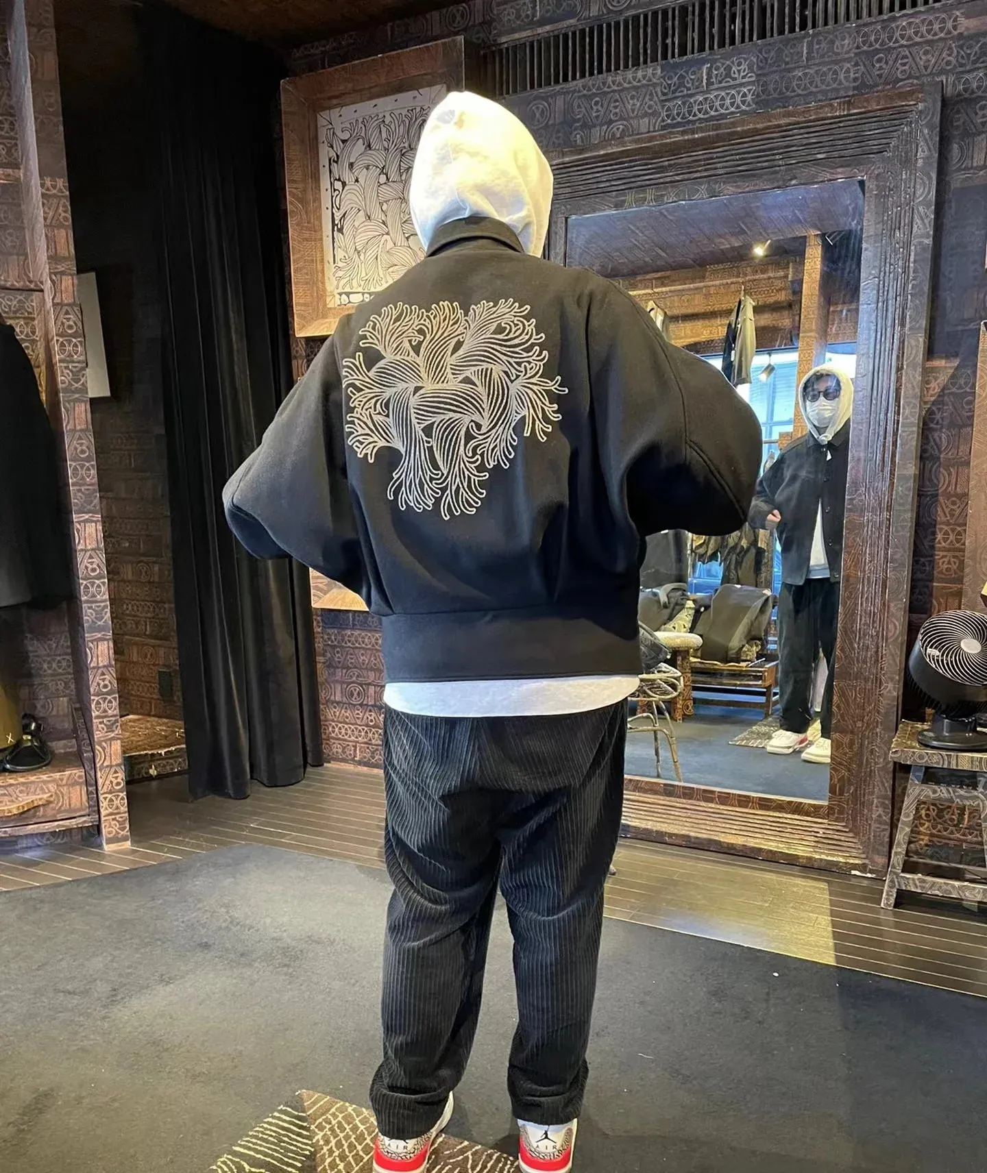 Autumn Christopher Nemeth Woolen Jacket Mens Back From