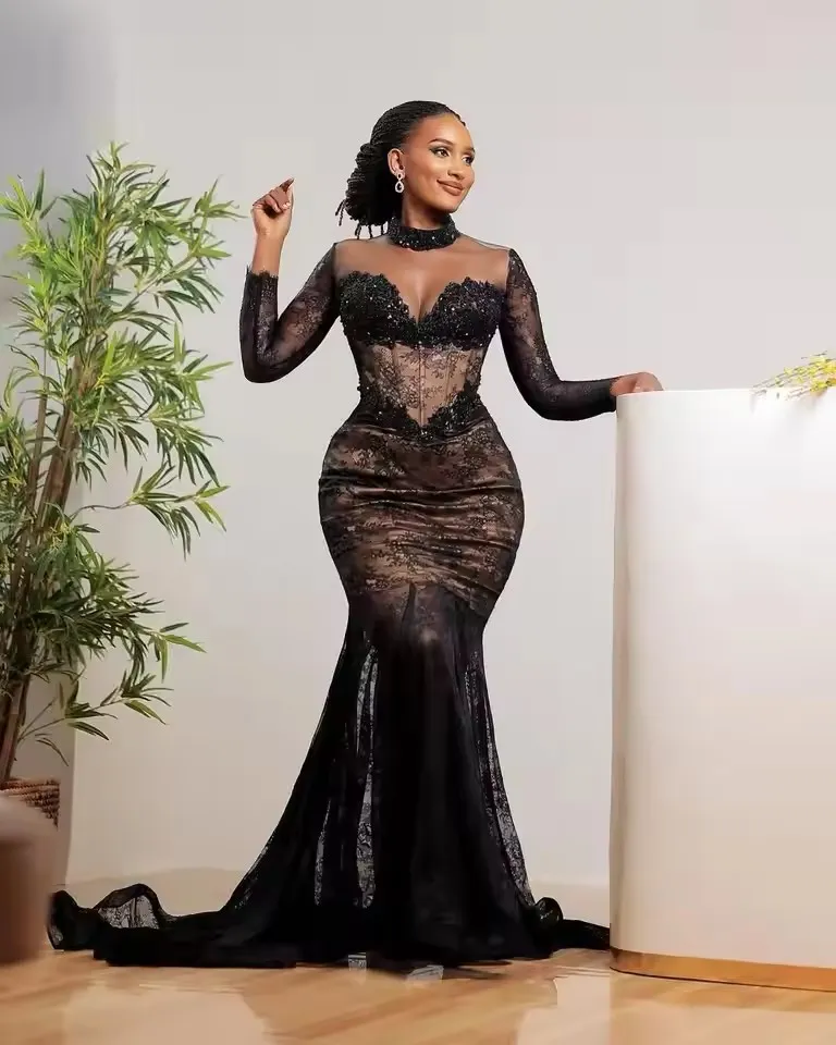 long black birthday dress Black Long Dress – ALBINA DYLA