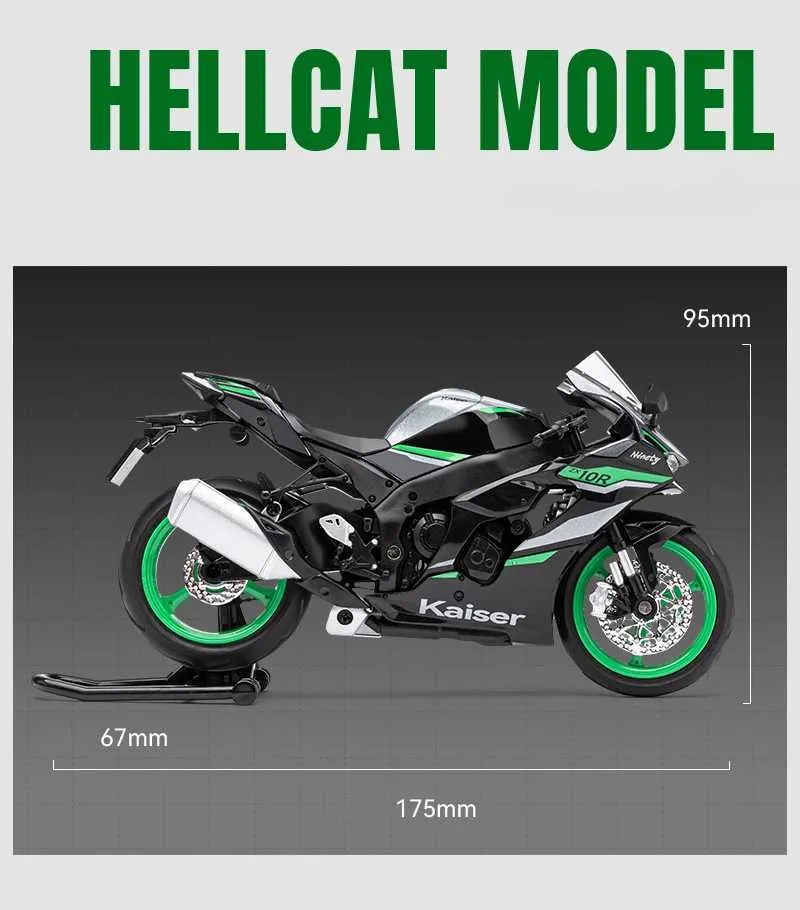 ラジコン Diecast Motorcycle Model, 1:12 Scale Alloy Vehicle