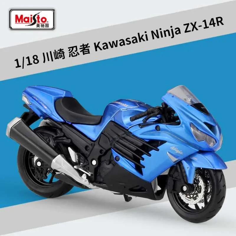 Maisto 1:5 Scale Kawasaki Ninja ZX 14R Diecast From Freakhouse