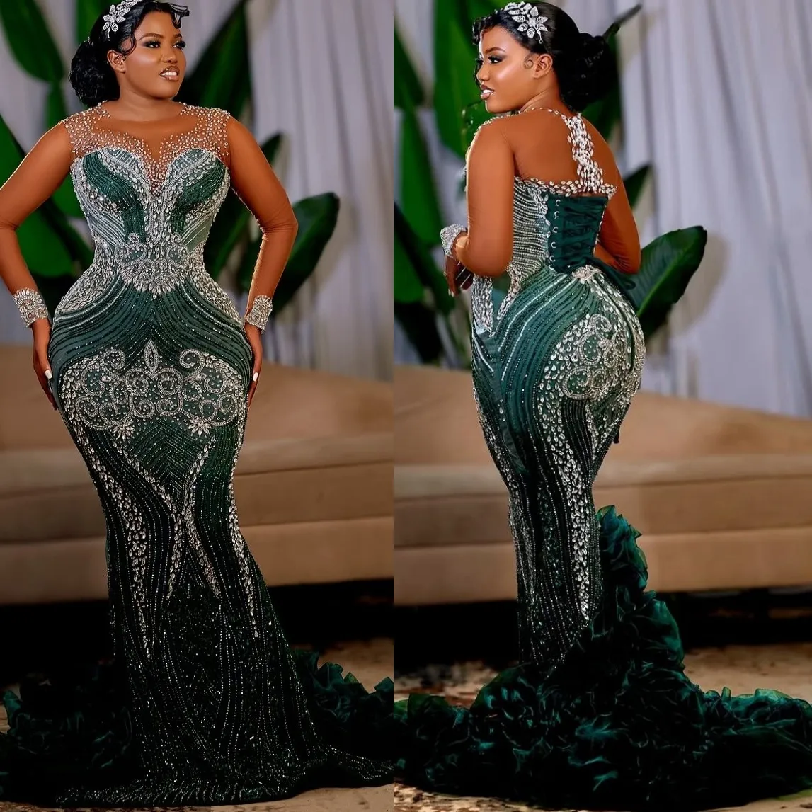 green and black gothic dress Emerald Green Long Strapless Stretch Satin Dress With Sweetheart Neck main image 1