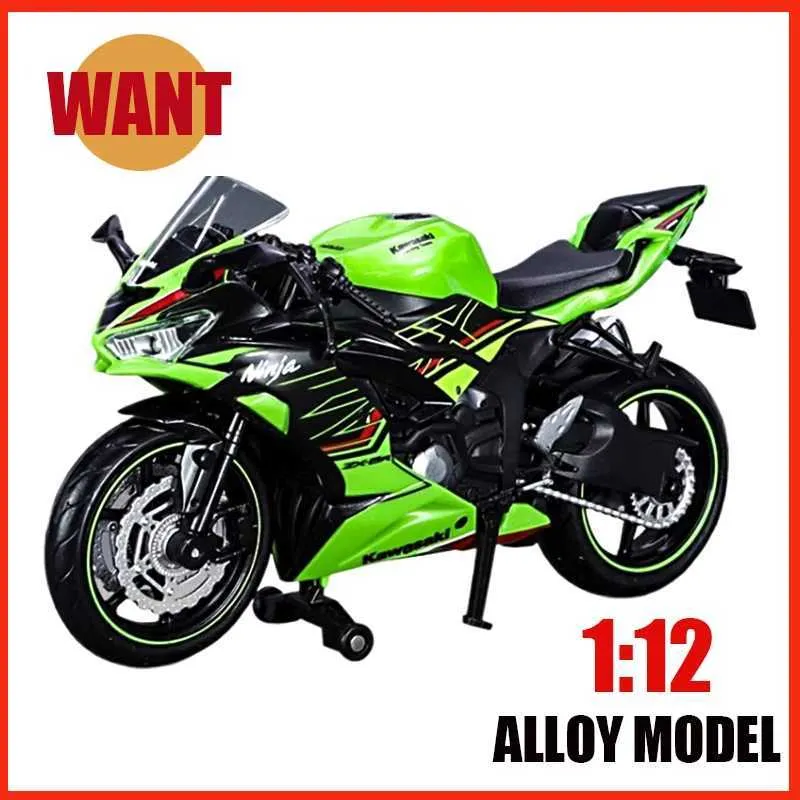 Kasaki Ninja ZX 6R 1:5 Scale Diecast Motorcycle Model From