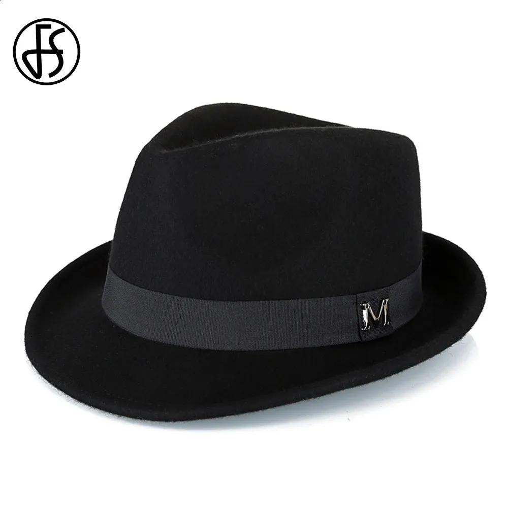 FS Gentleman 100% Wool Felt Fedora Hats For Men ... From  display picture 1
