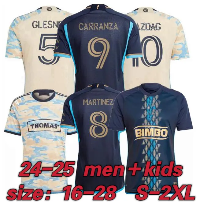 Philadelphia Union Soccer Jersey 2024-2025 Authentic Football Shirt for  Men, Women Kids Uhre, Gazdag, Glesnes More!