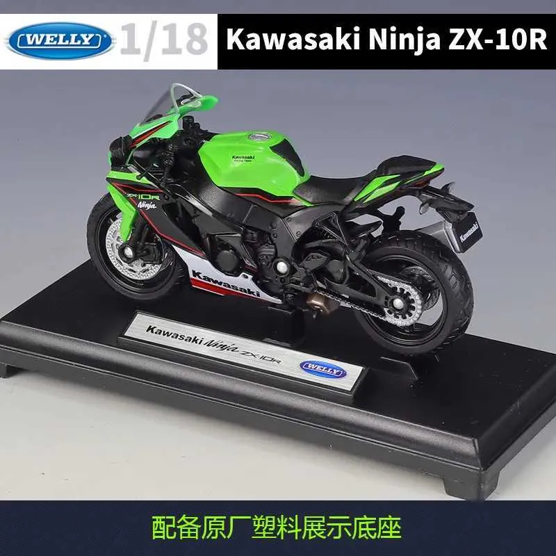 DHgate.com:Welly 1:18 Kasaki Ninja ZX-10R 2021 Diecast
