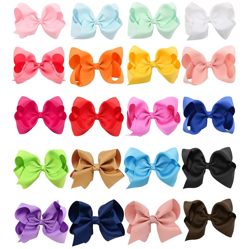 4 Inch Solid Hair Bows Barrettes Blending Ribbon... From Hltrading, $0. ...