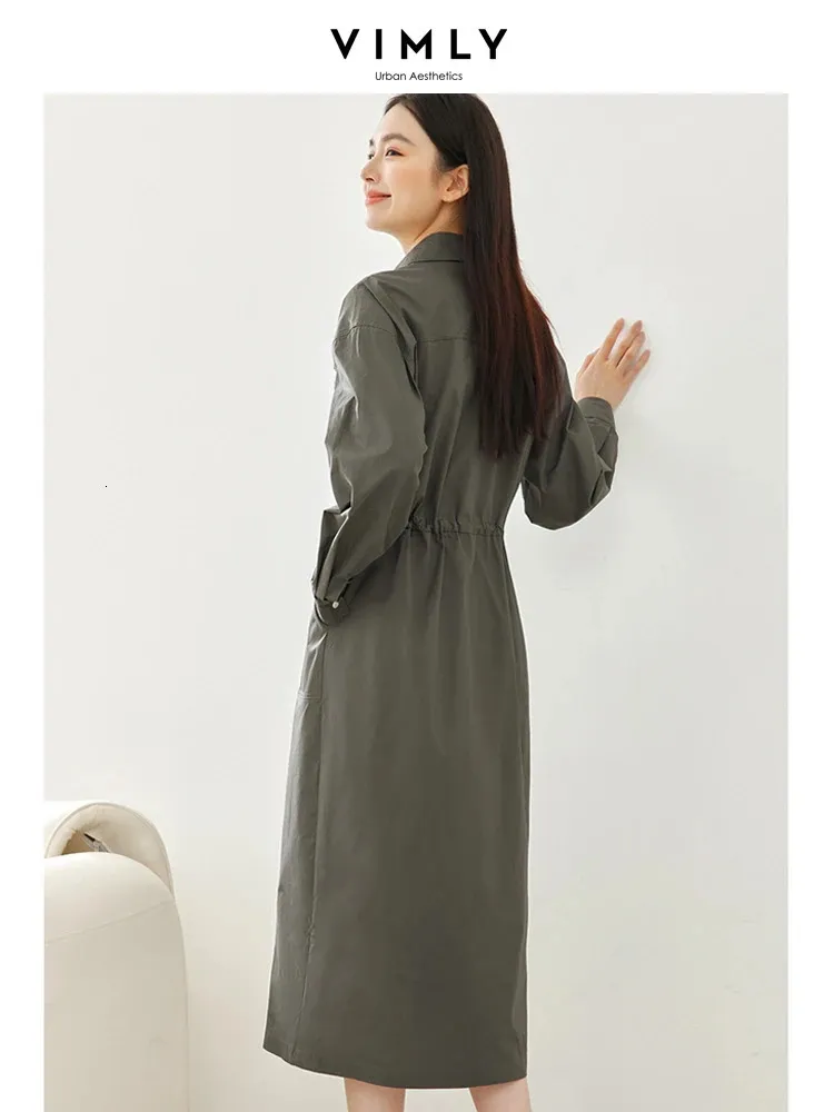 knee length dresses for ladies Siren drawstring midi dress bayleaf green – Dress to Impress Rentals main image 1