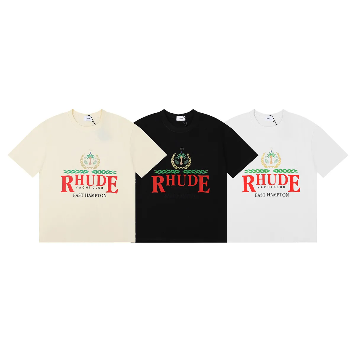 Wholesale Rhude Saint Malo Designer Rhude T Shirt Summer Hot 