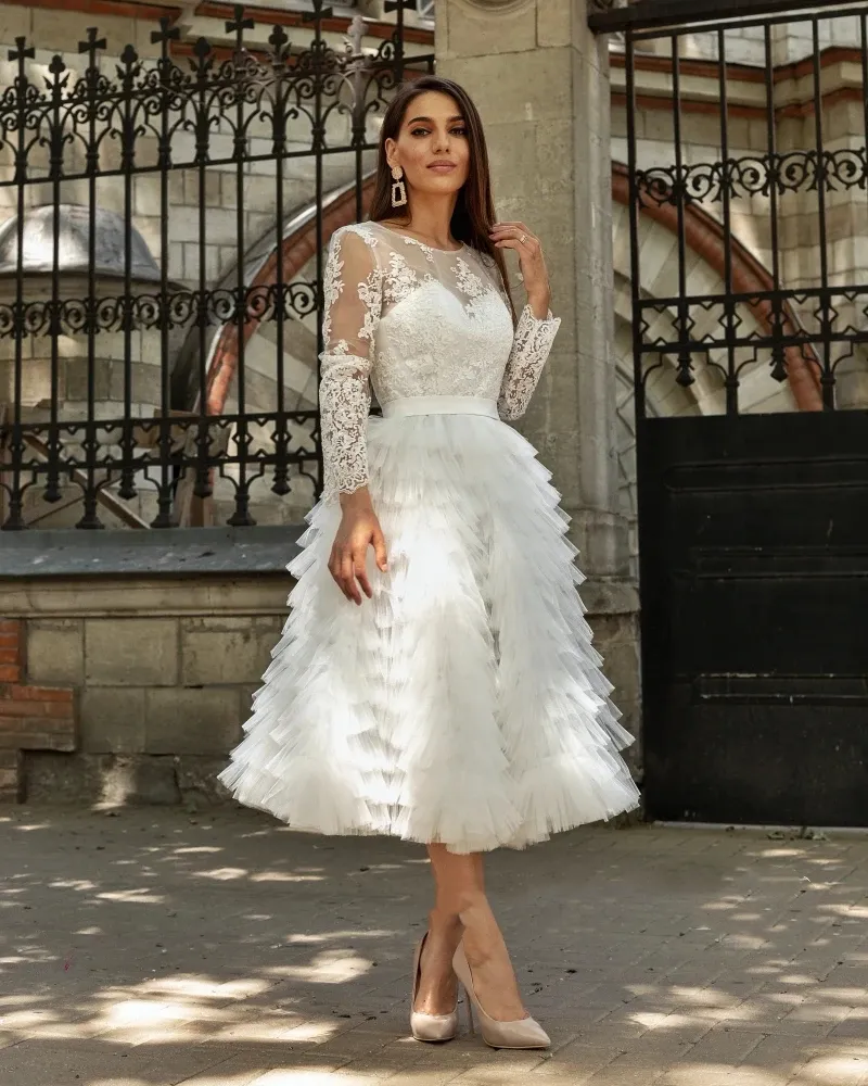 tiered wedding dress lace Strapless A-Line Gown by Mary's Bridal M767 worthy wedding gown weaves the dream of timeless beauty and romantic elegance Francine Wedding Dress - Wedding