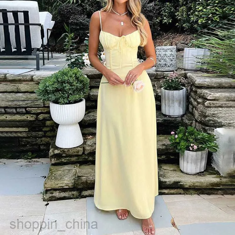 Basic Casual Summer Dress for Women Lace-Up A-Line Hanging Strap Solid Color from Dhgate Basic & Casual Dresses - price 38.53 Basic Casual Summer Dress for Women Lace-Up A-Line Hanging Strap Solid Color from Dhgate Basic & Casual Dresses - price 38.53