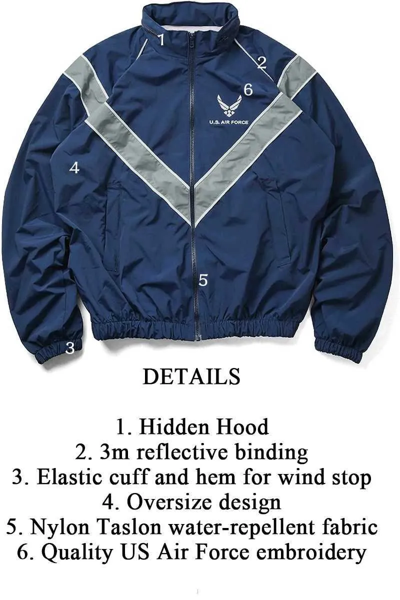 DHgate.com:US Air Force PT Jacket: Windproof Nylon IPTU