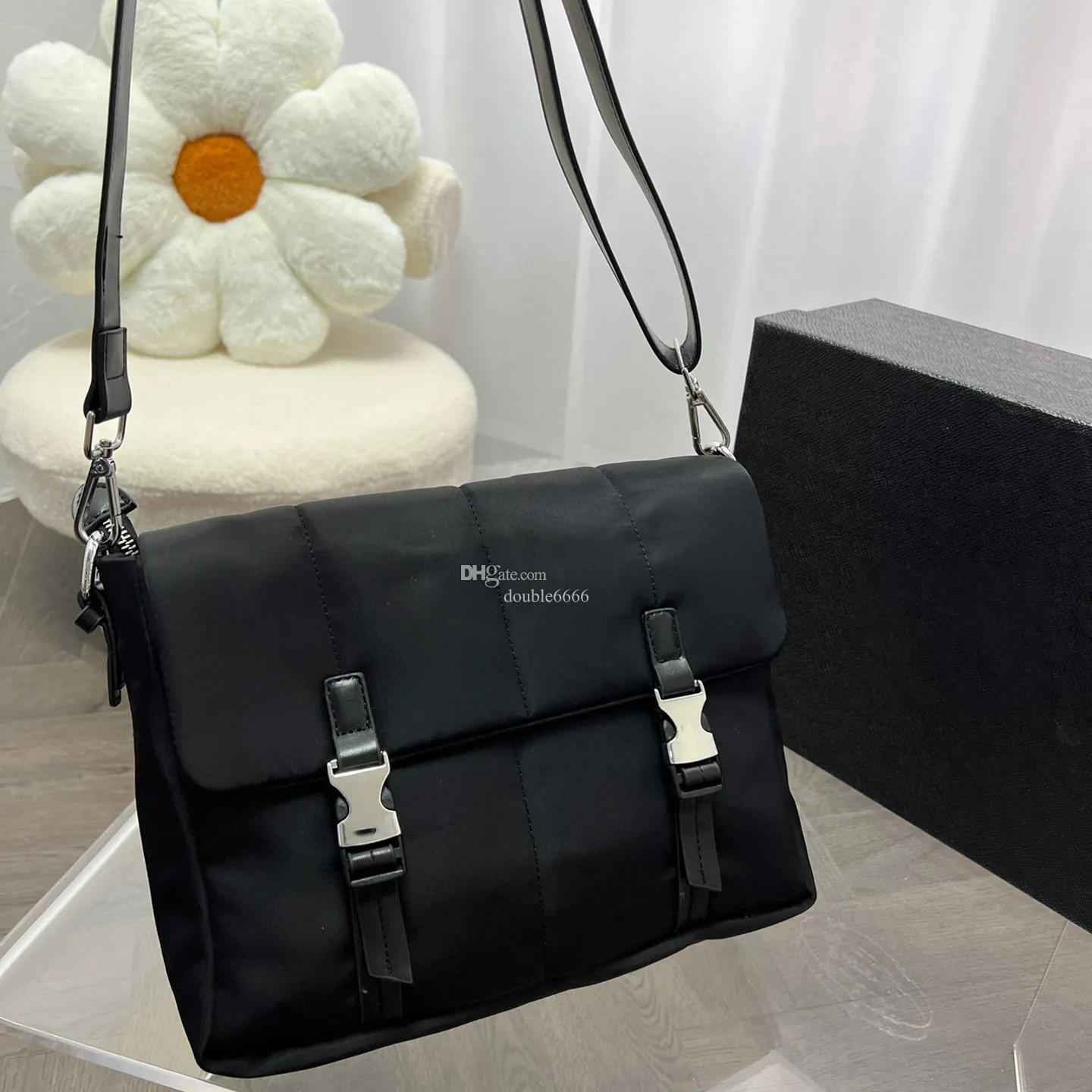 Save Big on Bulk Leather Cross Shoulder Messenger Bag Man Designer Nylon  Crossbody Messenger Bag For Men And Women Black Shoulder Purse And Laptop  Bag