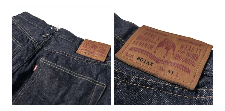 DHgate.com:Mens Raw Selvedge Denim Jeans - 14oz Bronson Lot