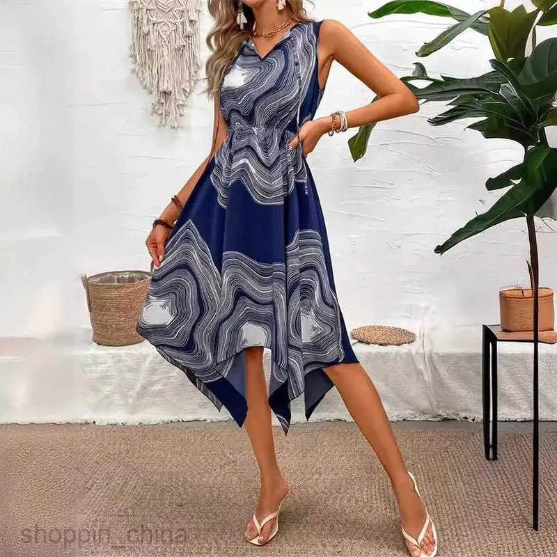 empire waist dresses casual Halter V-Neck Sleeveless Pleated Empire Waist A-Line Beach Wedding Dre –  Loveiss main image 0