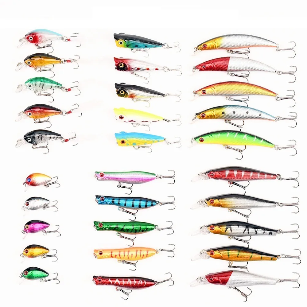 aorace saltwater fishing lures 10pcs 6cm/14g Set Kit Minnow Popper Crankbait Metal Sequins Spoon Spinner Bait Jigging Bass Trout Salmon Lures with Feather : Sports & Outdoors and general saltwater fishing gear. Aorace Mini Crankbaits Fishing Lure