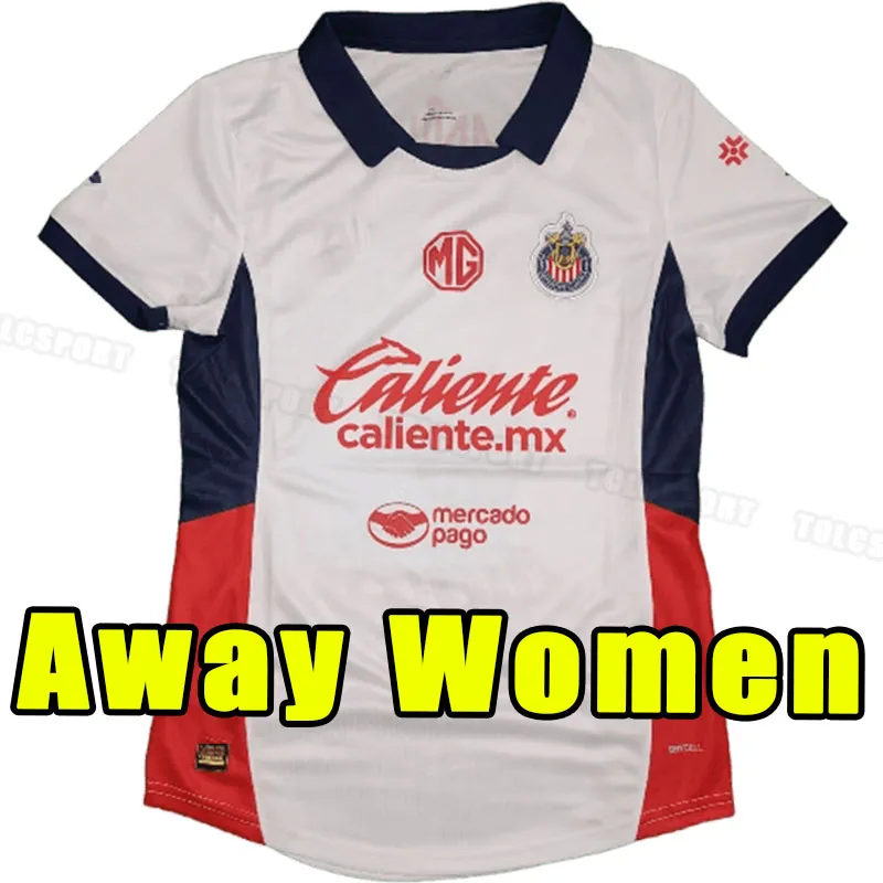 サッカーユニフォームGuadalajara Women WOMENS Chivas de Guadalajara Femenil 2021-22 Away Football