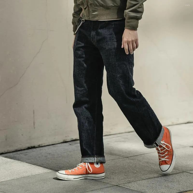 Mens 14oz Japanese Raw Denim Selvedge Jeans | Bronson 801XX