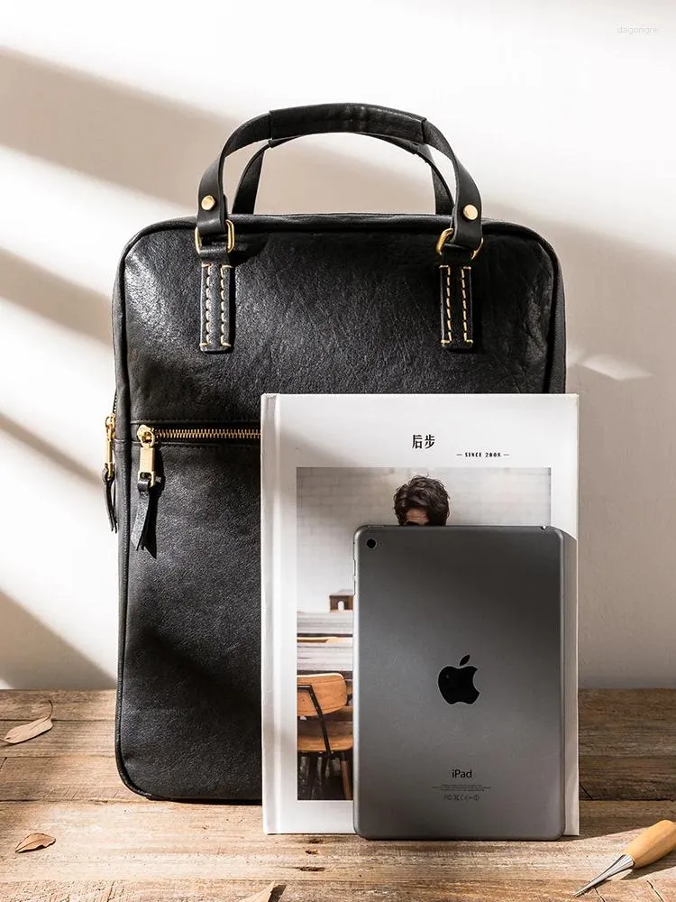Kaya faux leather laptop backpack hotsell