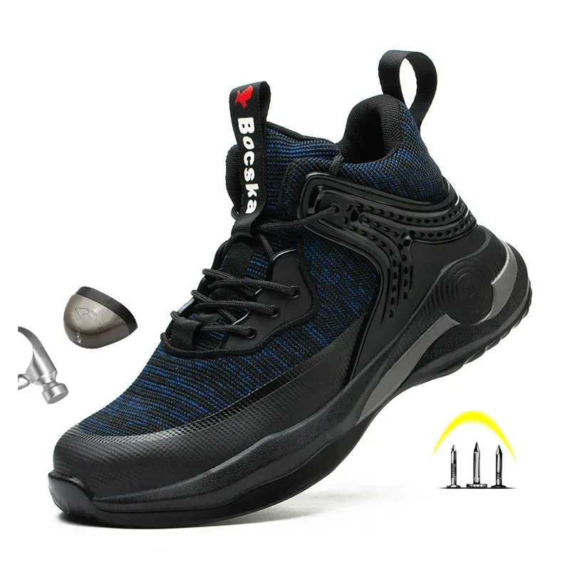 Puncture Proof Breathable and Versatile Work Shoes for Men and Women