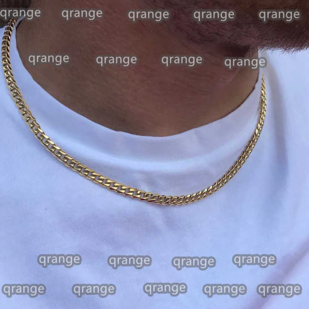 14K Oro Giallo Da Uomo 7.5mm Miami Maglia Cubana Catena Italiano - Foto 6