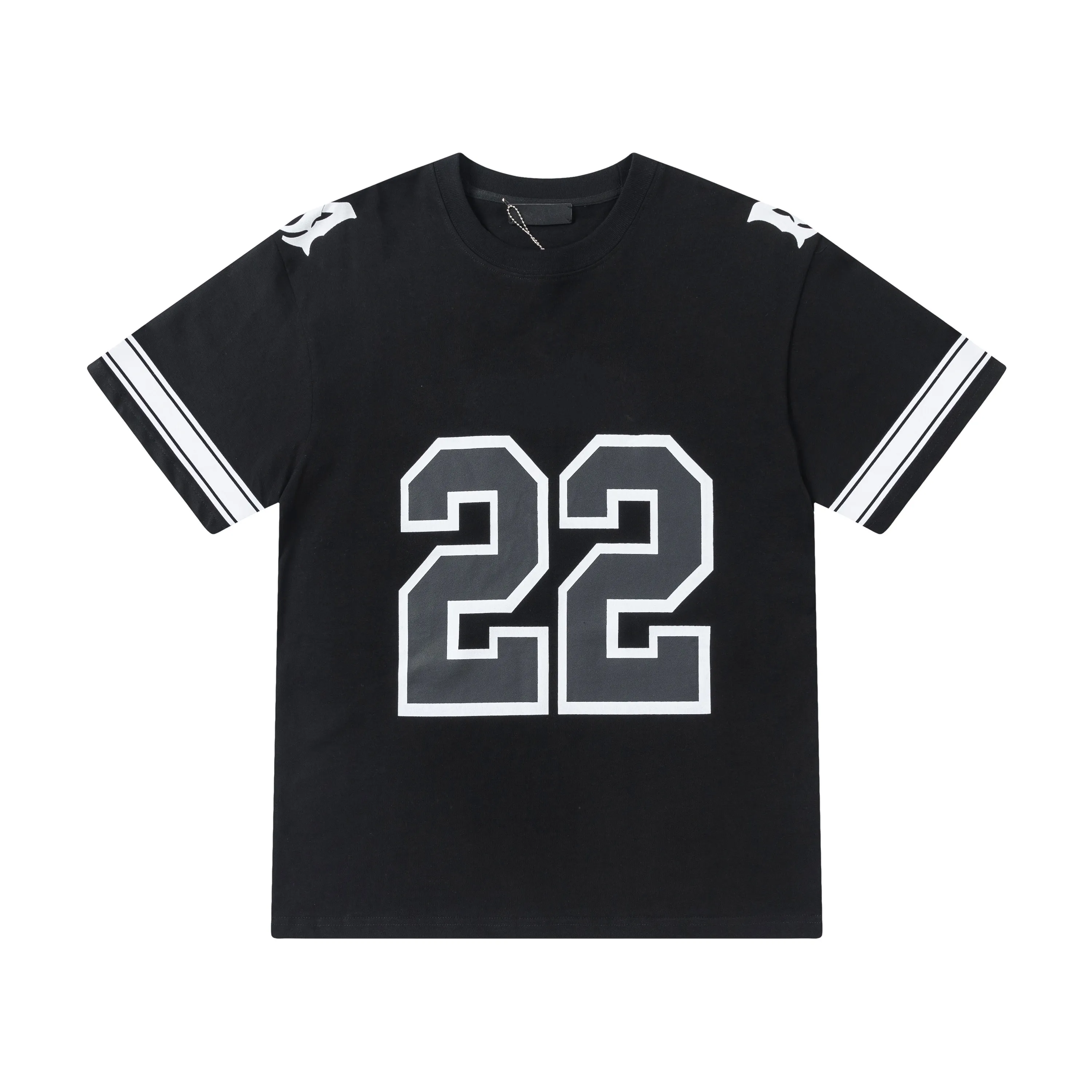 Summer Mens Designer T Shirts Fashion Letter 22 Print Skater Tee Jersey Men Women Casual Tees Shirt Hip Hop Streetwear Loose Cotton Tshirts
