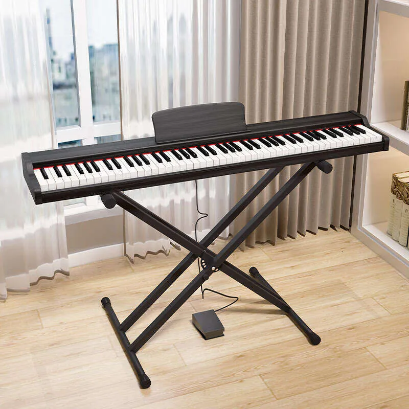 LGC-5110 88-Key Electronic Digital Piano Keyboard with Weighted Hammer ...