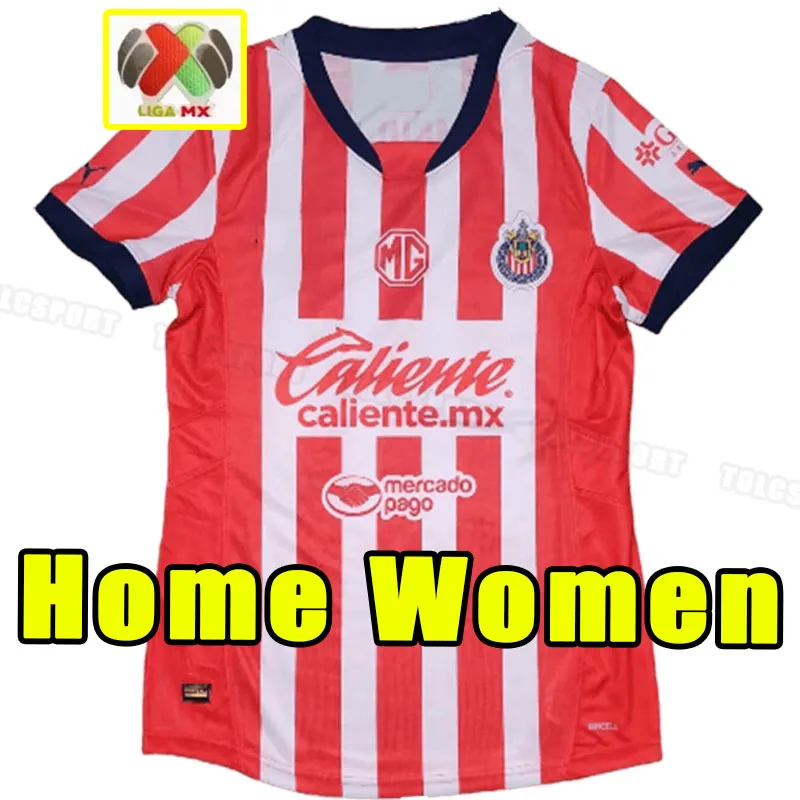 Women 24 25 Chivas De Guadalajara Soccer Jerseys 2024 2025