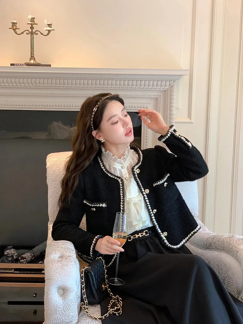 ジャケット・アウター French Sleeve Tweed Blouson French Sleeve Tweed Blouson – L'AUBE BLANC