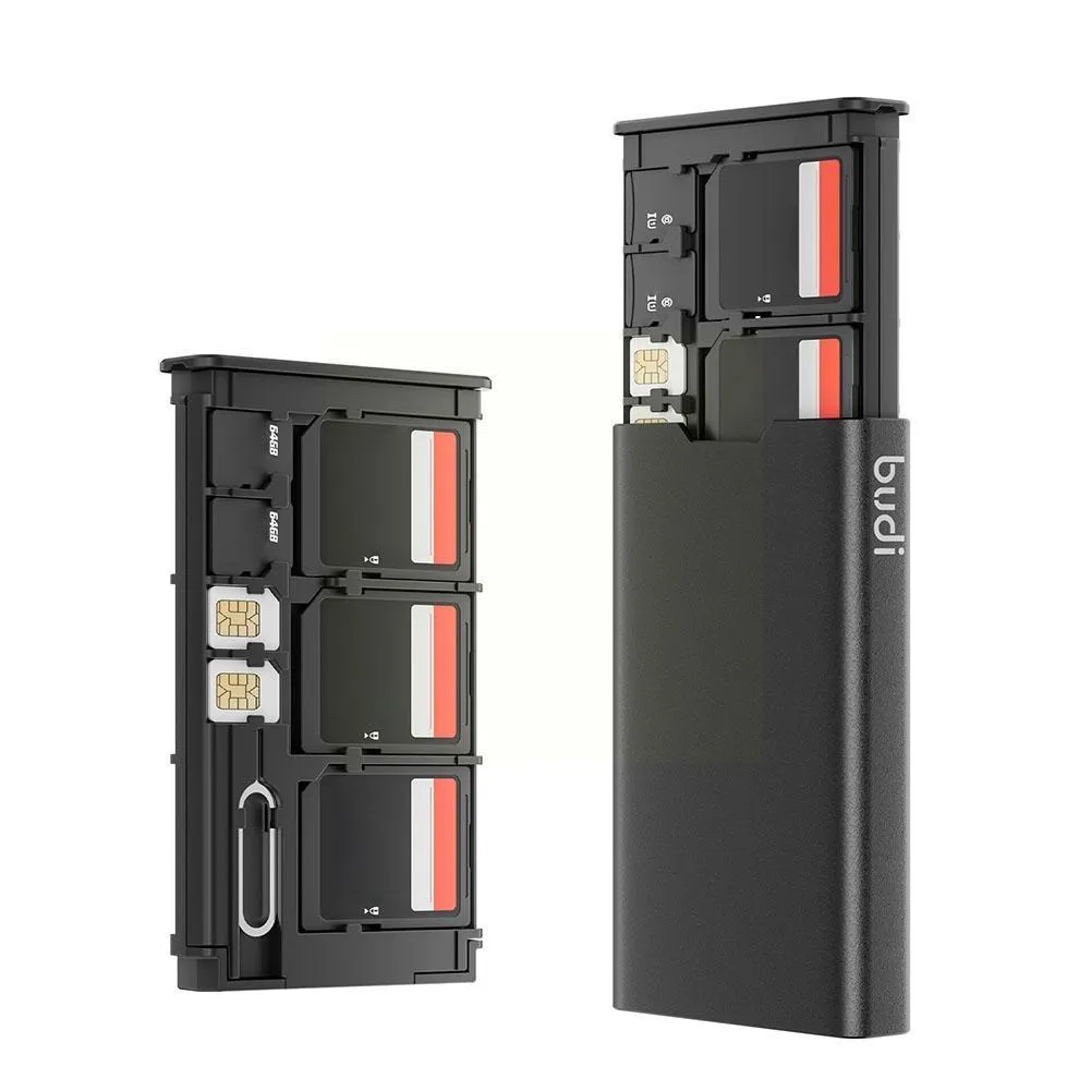 Aluminum SD SIM Card Storage Box With Phone Holder ... From Ddmyapr ...