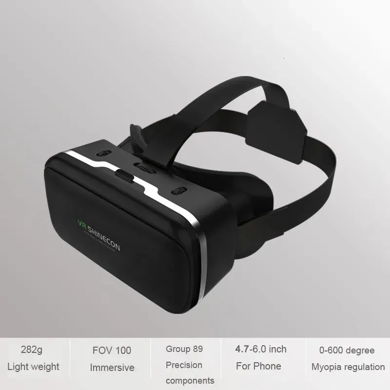 VR Shinecon Virtual Reality 3D Glasses Headset For Smartphone 3D ...