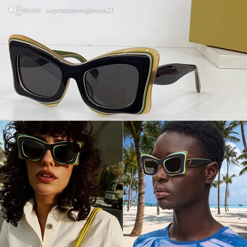 Stylish Butterfly Oversized Cat Eye Sunglasses For Women And Men Multi Layer Acetate Fiber Design With Special Packaging Perfect For Summer 40140U From Supermansunglasses23 44.33 DHgate.Com