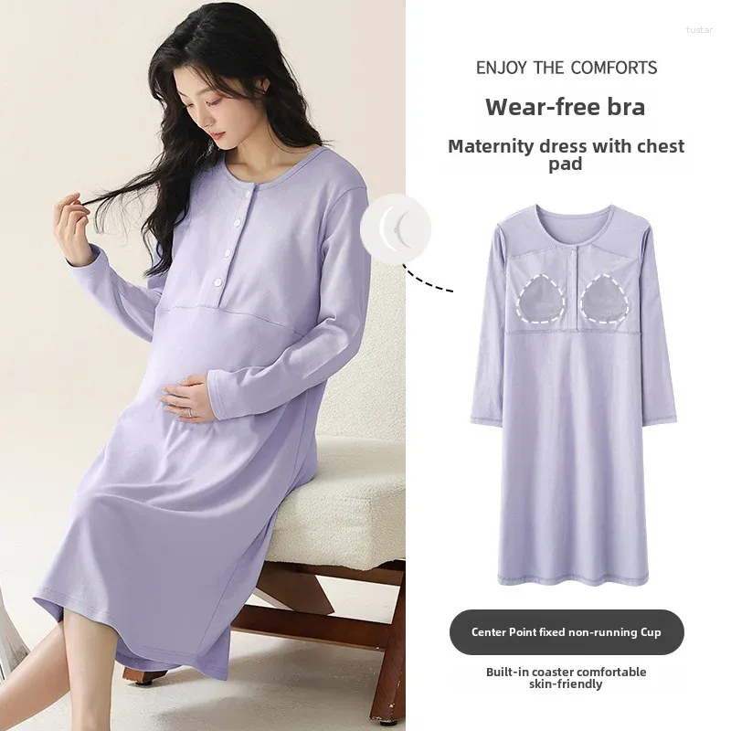 New summer postpartum home pregnant women cotton breastfeeding suit New summer postpartum home pregnant women cotton breastfeeding suit