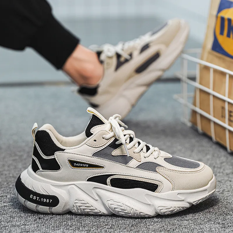 Breathable Men\u0026#039;s white sneakers for Summer Outdoor Jogging and Running  - 2023 Collection