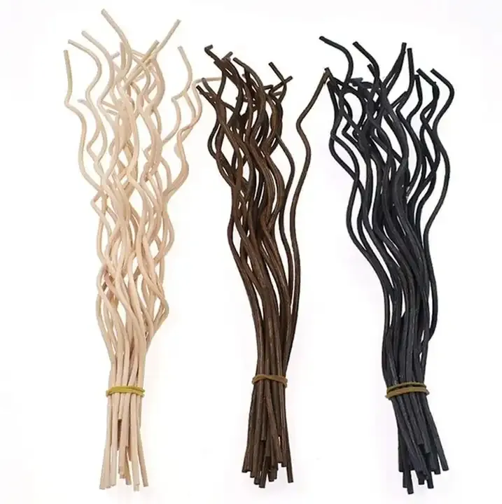 Indonesian Wooden Wavy Rattan Reed Rattan Reed Diffuser Sticks ...
