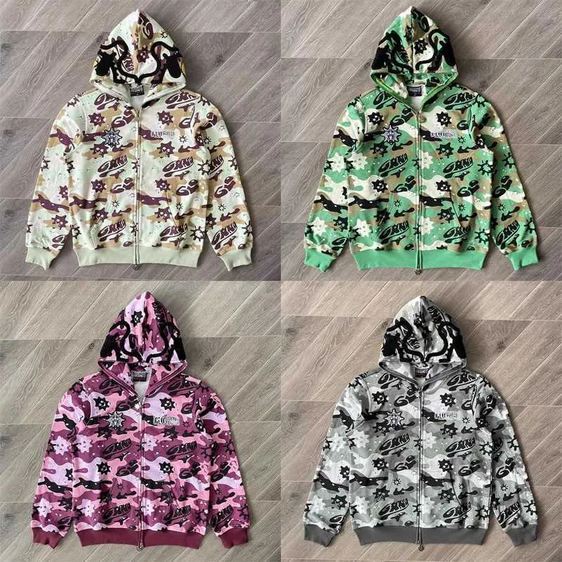 Glo Gang Glory Full Zipper Hoodie Jacket For Men And Women