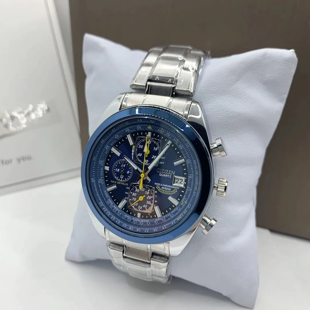 Citizen Men Watches Luxus Trend Automatischer Kalender Wasserdichte Multi Funktion Fantasie Runde Uhr Edelstahlquarz Uhr C02 Von 23 26 DHgate