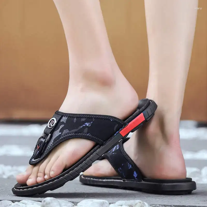 Slippers chaussettes pour hommes Casual Zapatiilas Massage Flip Flops Chaussures de marque International Numero 47 Sandales Daily Tennis