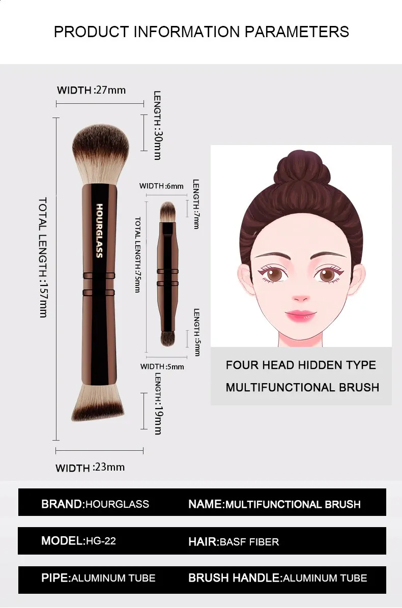 Hourglass Style 4-in-1 Makeup Brush: Buyer's Guide