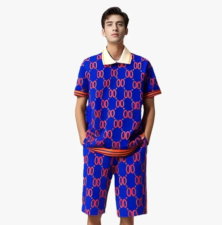Save Big on Bulk Mens Shorts Tracksuit Set Men's Short Sets: Summer Polo  Shirt And Shorts Set Lightweight Designer Tracksuits For Beach Sports 