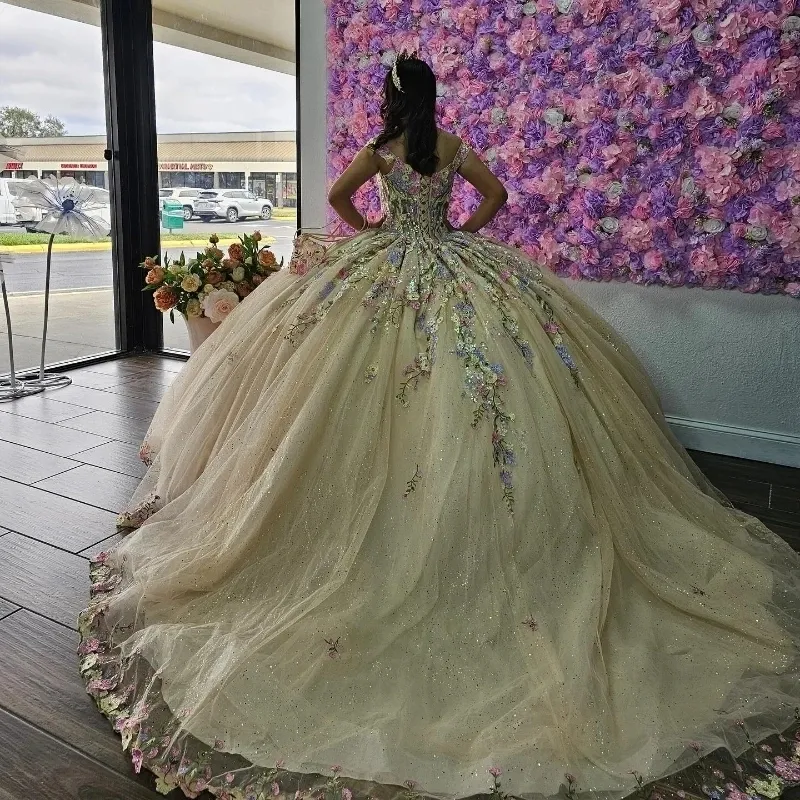 green emerald velvet dress LYKYCYFG Girls Off Shoulder Formal Prom Ball Gowns Quinceanera Dress Green  Princess Sweet 16 Dresses Floor Length US2 at Amazon Women's Clothing store