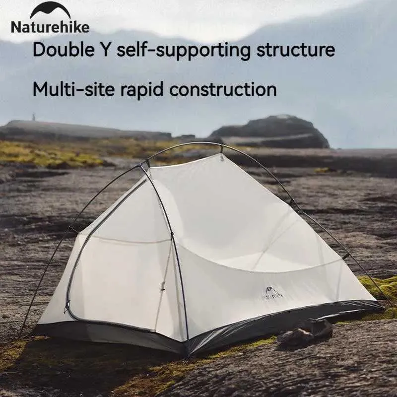 Naturehike Cloud-Up 2 Person Lightweight Backpacking Tent With Footprint Orange 70115 - View #5