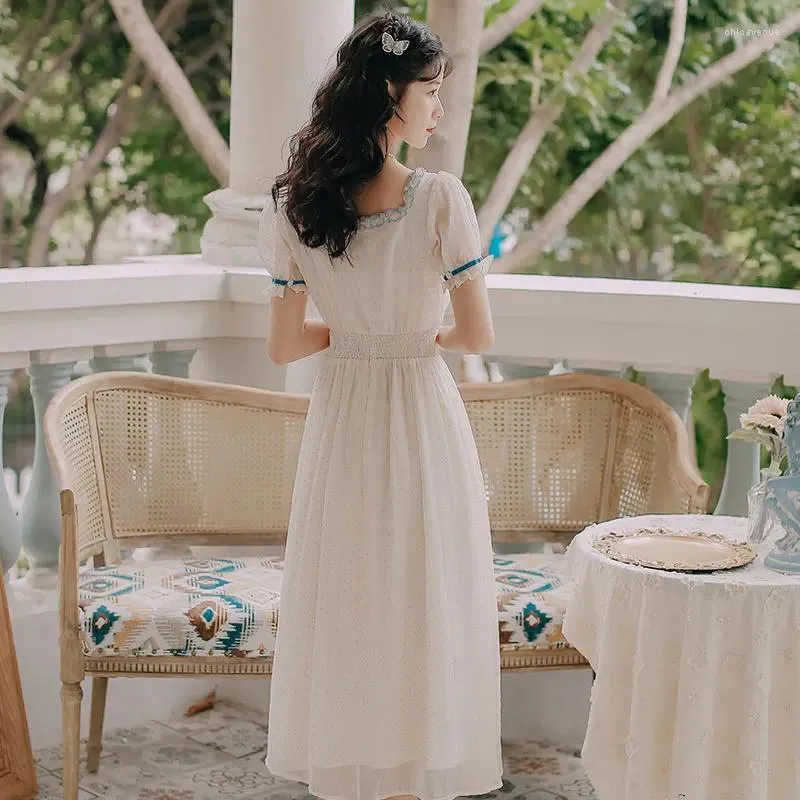 knee length white chiffon dress V-neck Knee-length White A-line Short Chiffon Homecoming Dresses - Homecoming Dresses